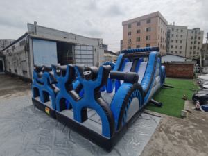 2023 Offre Spéciale nouveau <span class=keywords><strong>jeu</strong></span> <span class=keywords><strong>de</strong></span> Sport <span class=keywords><strong>de</strong></span> grande taille <span class=keywords><strong>jeu</strong></span> d'obstacles gonflables à Double voie pour les enfants - Product Image 5