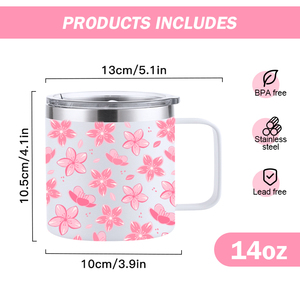 Tazas de Café de Acero Inoxidable de 14 oz con Logotipo Personalizado, Tazas de Agua con Aislamiento Térmico de Doble Pared, <span class=keywords><strong>Taza</strong></span> de Café Metálica - Product Image 4