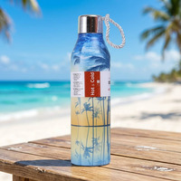 Botella de Acero Inoxidable de 500 ml (17 oz) Personalizada, Termo Delgado con Impresión Personalizada para Regalos B2B