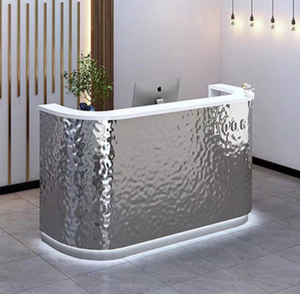 Economical Practical Reception <b>Desk</b> Basic Front Counter for <b>Small</b> Office Daily Use - Product Image 1