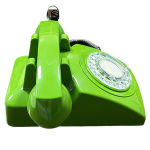 <span class=keywords><strong>Teléfono</strong></span> con Dial giratorio Retro, <span class=keywords><strong>teléfono</strong></span> fijo <span class=keywords><strong>de</strong></span> latón antiguo, Android, personalización gratuita - Product Image 2