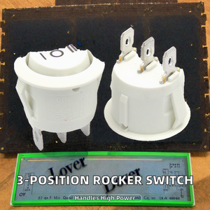KCD1 소형 보트형 로커 스위치 20MM 원형 버튼 10A 250V 4핀 3핀 2핀 다중 기어 - Product Image 2