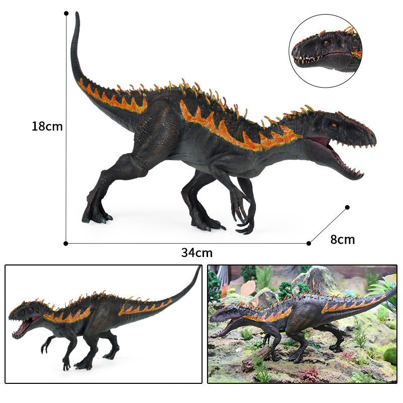 Tyrannosaurus rex (édition flamme) bouche mobile