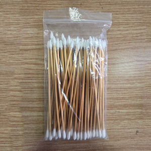 Hisopos de algodón Jiale de 7,5 cm y 15 cm, herramientas de limpieza de algodón absorbente de un solo cabezal para desmaquillar y cuidar la piel - Product Image 3