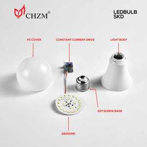 Venta al por mayor de bombillas <span class=keywords><strong>LED</strong></span> para lámparas residenciales <span class=keywords><strong>focos</strong></span> 3W 5W 7W 9W 12W 15W 18W 24W E27 B22 bombillas de luz de materia prima bombillas <span class=keywords><strong>LED</strong></span> - Product Image 2