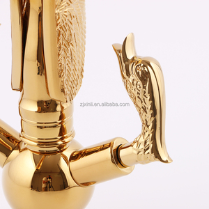 <span class=keywords><strong>Grifo</strong></span> de Lavabo Artístico con Forma de Cisne en Latón Color Dorado X8641B1BSGD - Product Image 5