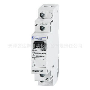 รีเลย์ Doepke รุ่น Ri 230 100 230Vac AC แบบแม่เหล็กไฟฟ้าขนาดเล็ก กำลังไฟต่ำ พร้อมสวิตช์แบบเลื่อน - Product Image 1