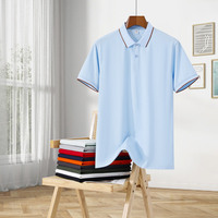 Kaos Polo Seragam Golf Grosir Pria Cepat Kering Bernapas Lengan Pendek Ringan Logo Kustom Bisnis Kasual