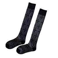 Chaussettes mi-mollet Jingwen d'été en dentelle blanche fine ajourée pour femme