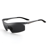 Lunettes de soleil polarisées de sport de luxe unisexes Aochi modèle 8681 OEM avec logo personnalisé, nouvelle mode, protection UV400