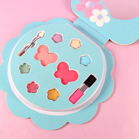Palette d'ombres à paupières pour enfants personnalisée avec une finition scintillante, sans talc, couleurs brillantes et hautement pigmentées