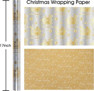 Aluminum coated <b>Christmas</b> sleigh star pattern design <b>Christmas</b> gift wrapping paper Double sided printed <b>candy</b> <b>cane</b> Customizable - Product Image 6