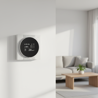 Capteur de qualité de l'air numérique intelligent KNX PMT500 pour maison connectée, CO2/TVOC/PM2.5/PM1.0/PM10/HCHO, contrôle via application Android Zigbee pour la surveillance des hôtels