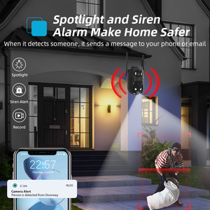 Cámara Interior/Exterior <span class=keywords><strong>ICSee</strong></span> A37 de 8MP, Seguridad para el Hogar, Doble Lente, WiFi, Domo, IP66, Detección Humana, Audio Bidireccional - Product Image 4