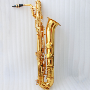 <span class=keywords><strong>Saxophone</strong></span> Baryton Professionnel <span class=keywords><strong>Neuf</strong></span> de Haute Qualité, <span class=keywords><strong>Saxophone</strong></span> Baryton Doré Pas Cher avec Étui - Product Image 1