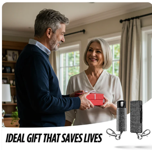 Porte-clés de défense personnelle professionnel en forme de diamant, rose, avec étui de transport, kit de défense avec strass, lampe torche, piles AAA, chaud - Product Image 3