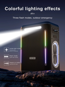 ลำโพง Xdobo <span class=keywords><strong>Mirage</strong></span> Party 1981 กำลังขับ 300W 500W ลำโพงพกพาไร้สายพร้อมไมโครโฟน บลูทูธ เสียงดังสำหรับงานปาร์ตี้กลางแจ้ง คาราโอเกะ ซับวูฟเฟอร์ - Product Image 5