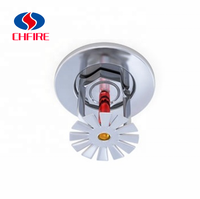 Sprinkler Kebakaran Katup Hijau dengan Nosel Semprotan Sprinkler Bola Kaca