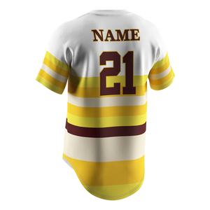 Camiseta de Béisbol de Alta Calidad, Diseño ODM/OEM, Estilo Urbano, Color Naranja, Uniforme de Béisbol, Fabricada en China, para Hombre - Product Image 2