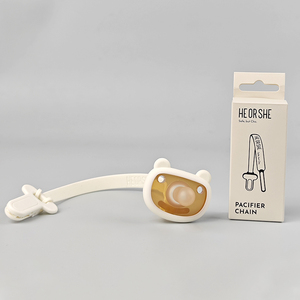 Heorshe khuyến mại cấp thực phẩm Silicone bé núm vú giữ núm vú Clip mô hình động vật chupetas với 0-12 tháng độ tuổi - Product Image 4