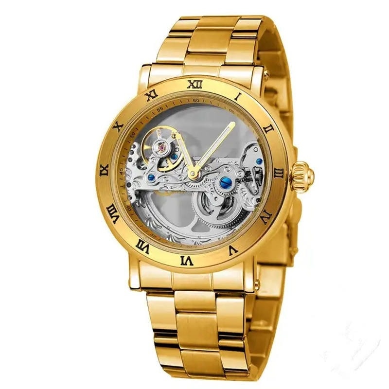 Bracelet en acier inoxydable doré