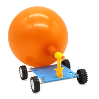 Jouets éducatifs scientifiques en plastique à assembler soi-même, voiture à ballon, alimentée à l'air, pour enfants de 7 à 14 ans, unisexe