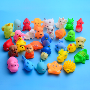 Lot de jouets de bain en gros, animaux de 5 cm, assortiment complet, jouets de salle de bain colorés qui couinent, canards en caoutchouc - Product Image 4