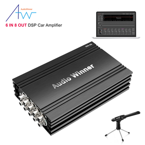 Audiowinner S68.6D 8-Kênh Class D DSP Khuếch Đại Âm Thanh Xe Hơi Stereo Khuếch Đại 2-Kênh Tách Equalizer/Chéo - Product Image 4