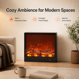 Chimenea Eléctrica Decorativa con Pantalla LCD, sin Gas, sin Chimenea, para Uso en Interiores - Product Image 4