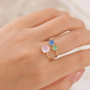 Three Color Design Open <b>Ring</b> Women Fashion <b>Ring</b> <b>Adjustable</b> Finger Accessory Unique Style - Product Image 2