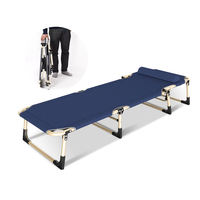 Lit de plage pliable en Tube d'acier, mobilier d'extérieur moderne et Portable, tissu Oxford