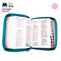 Cetak Buku Kustom Sampul Keras Alkitab Anak-anak Produsen Buku Resleting Layanan Cetak Alkitab Suci Religius dalam Jumlah Besar