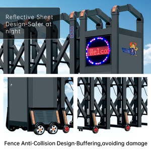 Puerta de Estacionamiento Automática Inteligente para Uso Comercial, Puerta Retráctil de Lujo para Granjas, Estilo Deslizante sin Rieles, Puerta Retráctil - Product Image 5