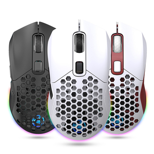 Redwingy T28 çift mod kablosuz fare hafif tasarım delikli-out kablosuz fare altı ayarlanabilir DPI seviyeleri RGB arka aydınlatma - Product Image 1