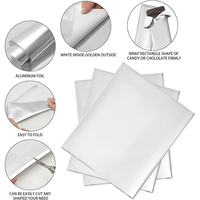 Papel de Aluminio para Envolver Chocolate, Rollo de Papel de Aluminio para Contacto con Alimentos, para Envolver Chocolate
