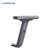 Accoudoir 2D/3D/4D de haute qualité pour chaises de bureau en maille Accessoires réglables en plastique et PU pour salle à manger, salon et école