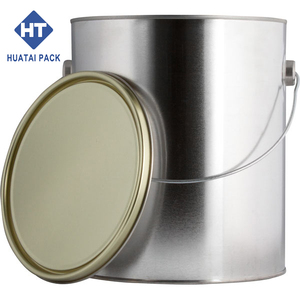 Lata Redonda de Galón con Tapa de Palanca, Lata de Pintura de 3.7L - Product Image 1