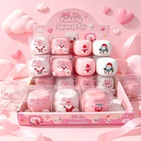 Nouveau produit : Squishy Kawaii de Noël, Squishy croustillant, comme un coffret cadeau de Noël, jouets Squishy Pudding Kawaii pour enfants