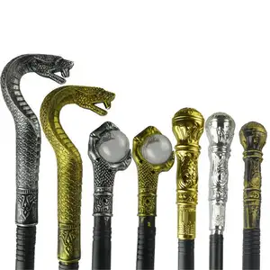 有趣的万圣节蛇头权杖玩具渴望蛇头法老国王的魔法棒角色扮演儿童权杖道具万圣节派对
