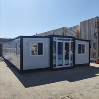 Conteneur préfabriqué de luxe conception maison en acier extensible structure contemporaine pour bureau XH 40ft 20ft appartement panneau sandwich