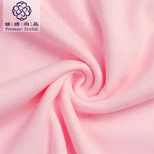 Fournisseur de tissu tricoté en coton 100 tissu en coton 40S tissu Interlock en coton peigné pour chemise