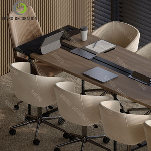Modern Office Furniture Set High Quality Modern Wooden Workstation Desk Office Furniture For Company Showroom - Product Image 6