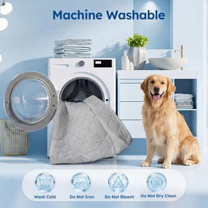 Orthopedic Cooling Dog Bed for Pets Pet <b>Temperature</b>-reducing mat gel with Removable Washable <b>Cover</b> Summer Pad Cooling Dog Bed - Product Image 4