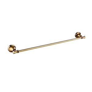 Ensemble de porte-serviettes de style européen, accessoires de salle de bain dorés, organisateur de rangement à barre unique pour toilettes et accessoires de bain - Product Image 5