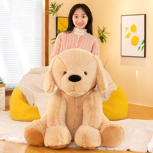 جملة ألعاب كلاب بلاش على شكل غولدن ريتريفر كرتونية كبيرة، زينة لغرف المعيشة ووسائد للنوم - Product Image 4