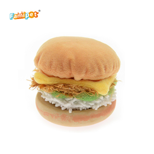 Toptan özel <span class=keywords><strong>Pet</strong></span> köpek çiğnemek oyuncak Hotdog seti gıcırtılı köpek oyuncak - Product Image 5