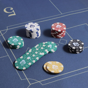 Jetons de poker personnalisés avec design couronne et noyau en fer - Jetons de jeu de casino personnalisés et cadeaux promotionnels - Product Image 4