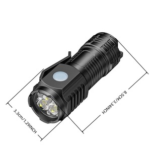 Mini <b>Flashlight</b> <b>Led</b> Aluminum Alloy 8.5Cm Outdoor Portable With Pen Clip Design - Product Image 1