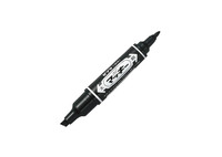 Vente en gros de stylos marqueurs japonais Hi-Marky obliques double face à base d'huile Encre permanente résistante à l'eau à séchage rapide 8 couleurs