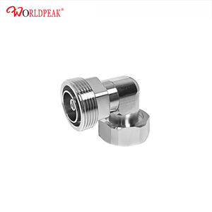 Adaptateur <span class=keywords><strong>coudé</strong></span> à Angle droit 4.3-10 <span class=keywords><strong>mini</strong></span> prise femelle Din vers prise mâle 7/16 Din connecteur adaptateur coaxial faible PIM - Product Image 6